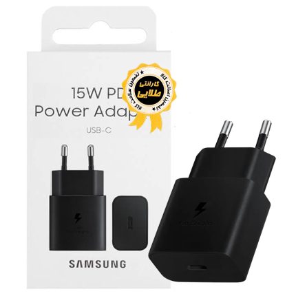 شارژر کلگی 15W مشکی 2PIN SAMSUNG