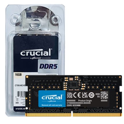 رم نوت بوک کروشیال 16GB DDR5 4800 CRUCIAL گارانتی الماس