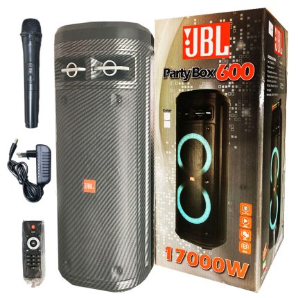 اسپیکر چمدانی جی بی ال 600 طرح کربن JBL