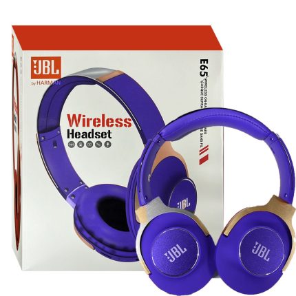 هدست بلوتوث رم خور E65 آبی JBL