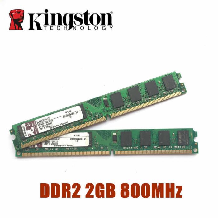 رم کینگ استون KINGSTONE 800 2GB DDR2 پک دار