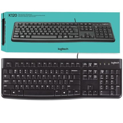 کیبورد سیم دار لاجیتک LOGITECH K120