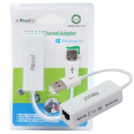 کارت شبکه برد دار ROYAL RU-110 USB 2.0