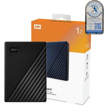 هارد اکسترنال مشکی 1TB الماس WD MyPass