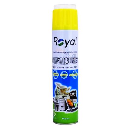 اسپری کف رویال درجه یک فرچه دار پک زرد ROYAL