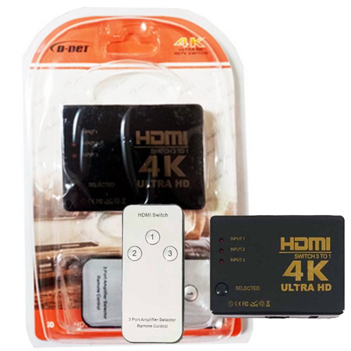 دیتا سوئیچ 3port HDMI D-NET