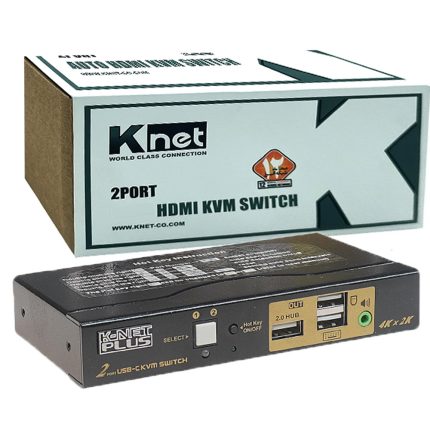 دستگاه KNET 4K 2PORT HDMI KVM