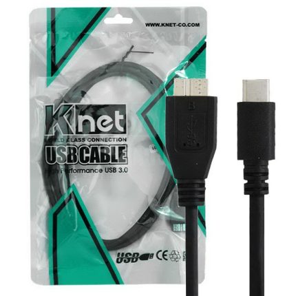 کابل کی نت TYPE-C به هارد KNET 60CM