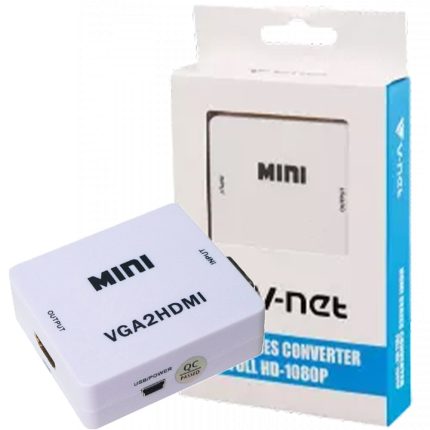 تبدیل وی نت VGA به HDMI پک آبی سفید V-NET