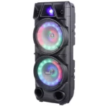 اسپیکر چمدانی بلوتوثی رم و فلش خور Sing-E ZQS8210 + میکروفون و ریموت کنترل - فروش کامپیوتر ، لوازم جانبی و صوتی تصویری در کمین