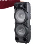 اسپیکر چمدانی بلوتوثی رم و فلش خور Sing-E ZQS8210 + میکروفون و ریموت کنترل - فروش کامپیوتر ، لوازم جانبی و صوتی تصویری در کمین